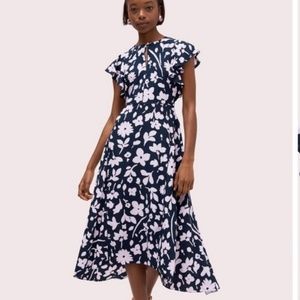 Kate Spade Splash Flutter Sleeve Dress size 4 nwot